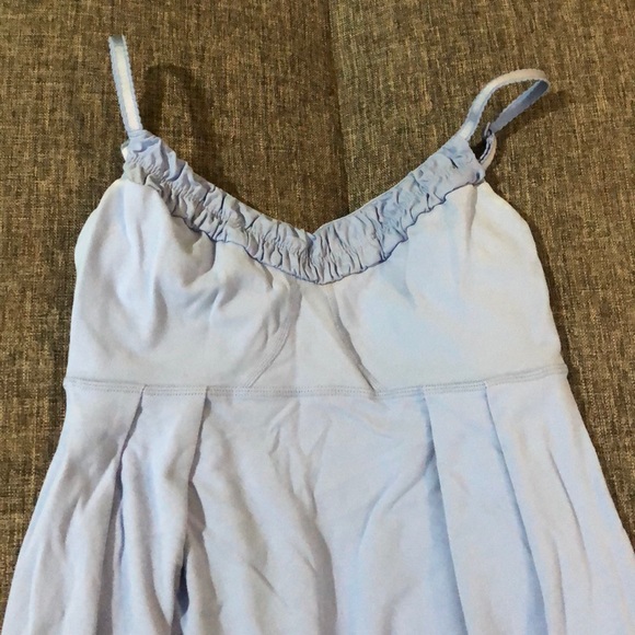 Lululemon Shelf bra tank. Light violet/blue fitted - Picture 2 of 6